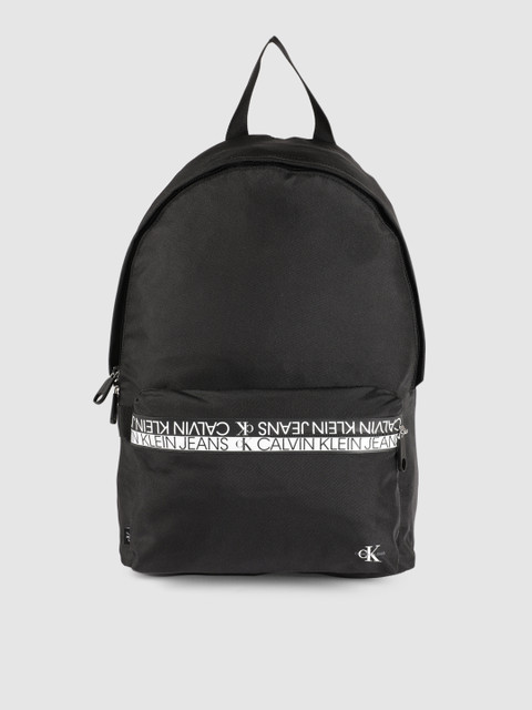 

Calvin Klein Men Black CAMPUS 43 MIRROR Brand Logo Laptop Backpack