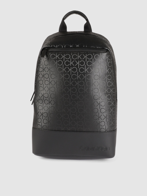 

Calvin Klein Men Black Brand Logo Backpack