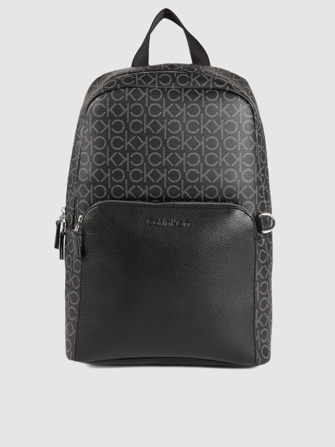 

Calvin Klein Men Black Brand Logo Backpack
