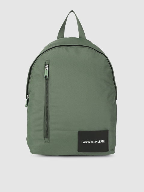 

Calvin Klein Men Olive Green ROUND BP 43W Backpack