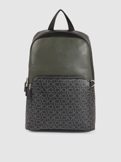 

Calvin Klein Men Olive Green Brand Logo Laptop Backpack