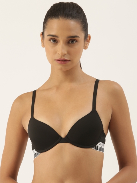 

Calvin Klein Underwear Black Underwired Lightly Padded Everyday Bra QF6314ADUB1-UB1