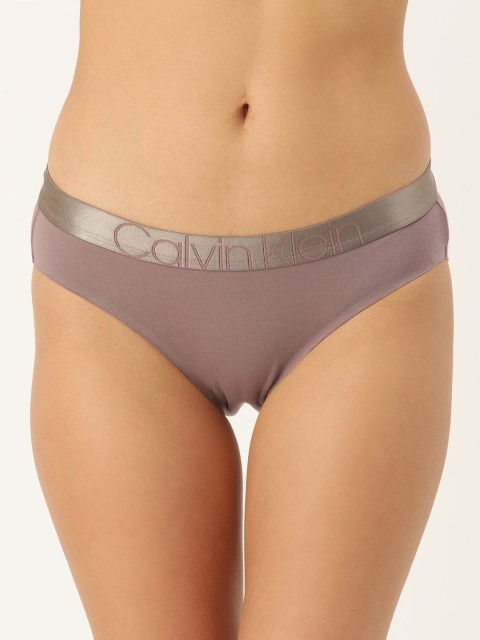 

Calvin Klein Underwear Women Brown Solid Bikini Briefs