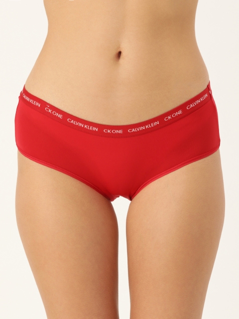 

Calvin Klein Underwear Women Red Solid Mid-Rise Hipster Brief