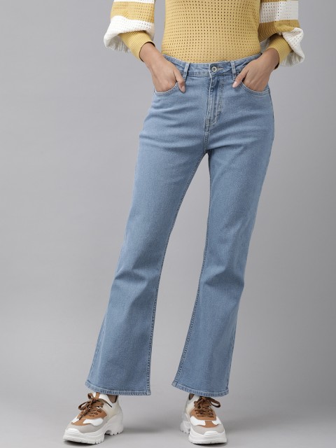 

Roadster Women Blue Bootcut High-Rise Stretchable Jeans