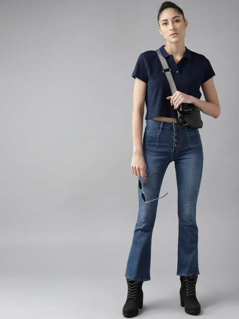 

Roadster Women Blue Bootcut Light Fade Jeans