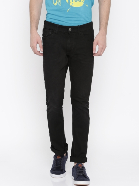 

U.S. Polo Assn. Denim Co. Men Black Woody Slim Fit Mid-Rise Clean Look Jeans