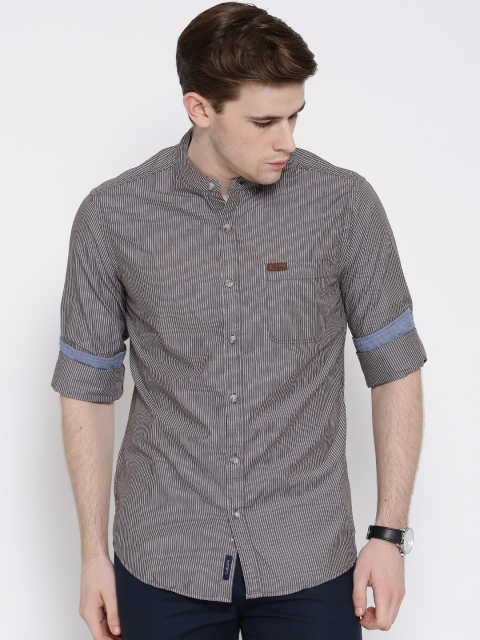 

U.S. Polo Assn. Taupe Striped Casual Shirt
