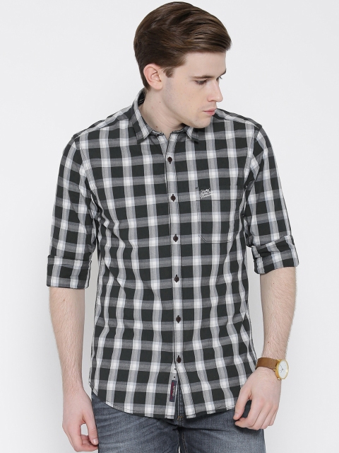 

U.S. Polo Assn. Denim Co. Black & Grey Checked Casual Shirt