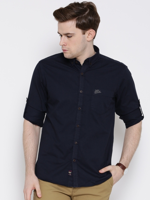 

U.S. Polo Assn. Denim Co. Navy Casual Shirt, Navy blue