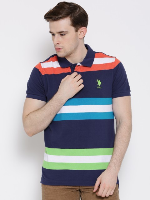 

U.S. Polo Assn. Multicoloured Striped Polo T-Shirt, Multi