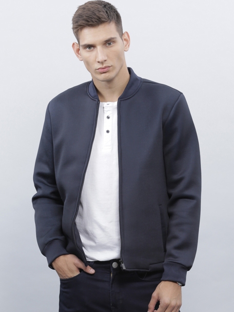 

ether Men Navy Bomber Jacket, Navy blue