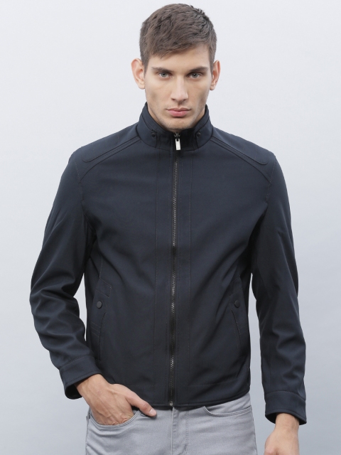 

ether Navy & Black Reversible Jacket, Navy blue