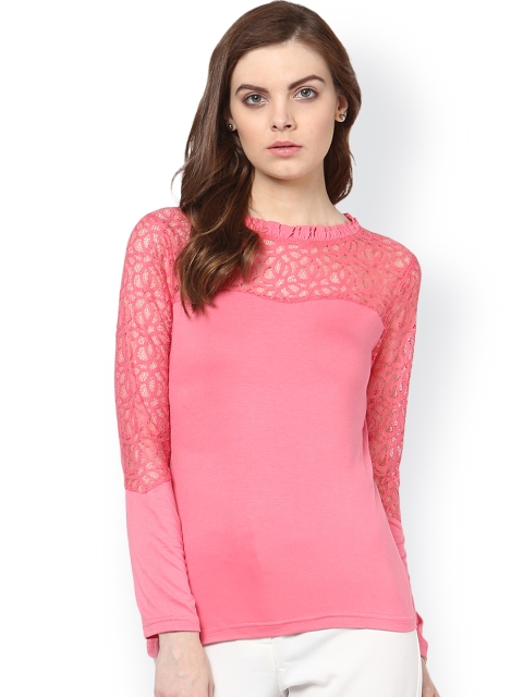 

Harpa Pink Lace Top