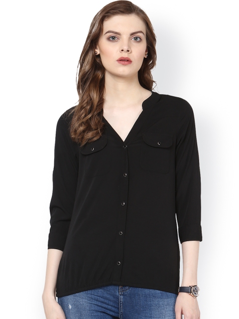 

Harpa Black Casual Shirt