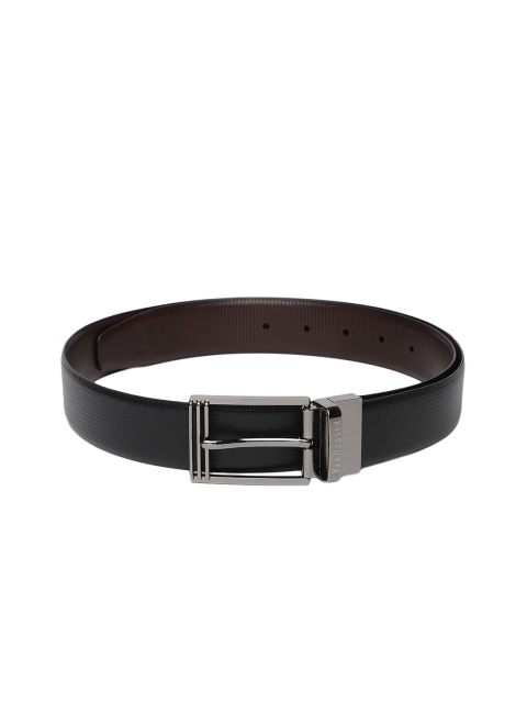 

Van Heusen Men Black & Brown Textured Reversible Leather Belt