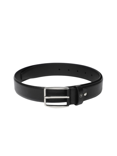 

Van Heusen Men Black Textured Reversible Leather Belt