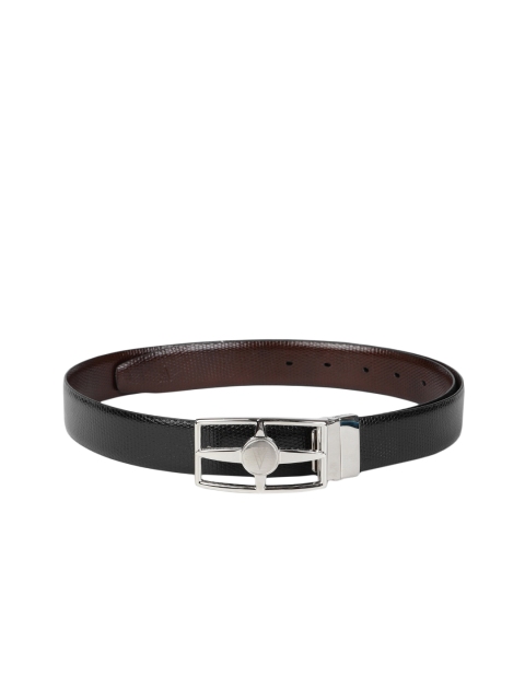 

Van Heusen Men Black & Brown Solid Reversible Leather Belt