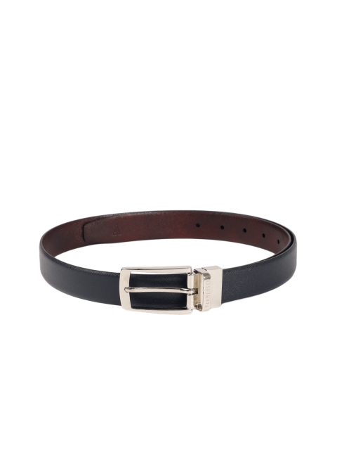 

Van Heusen Men Navy Blue & Brown Textured Reversible Leather Belt