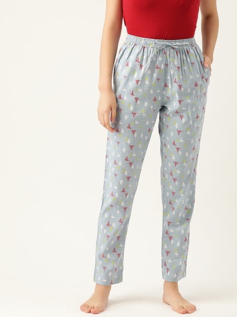 

ETC Women Grey Printed Lounge Pants