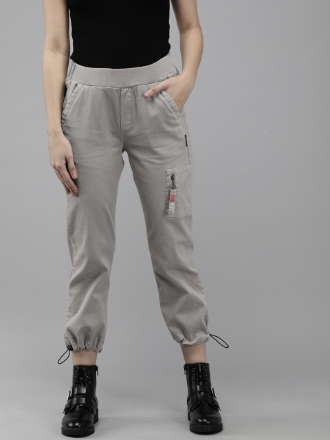 

ROADSTER X DISCOVERY ADVENTURES Women Grey Utility Jogger