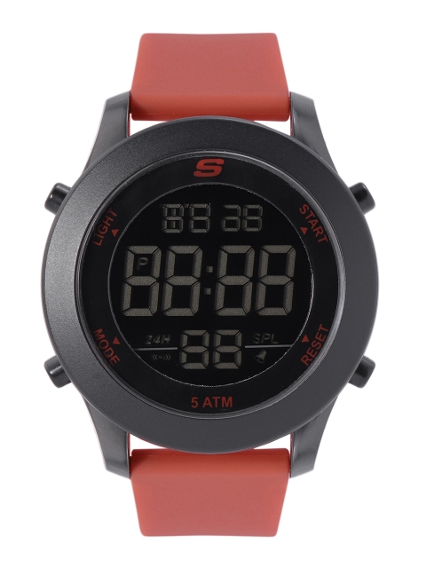 

Skechers Men Black Rosencrans Digital Watch SR5109