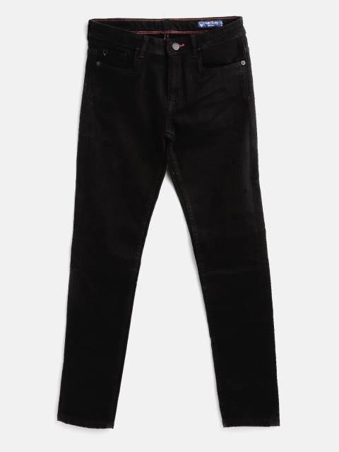 

Lee Cooper Boys Black Solid Stretchable Jeans