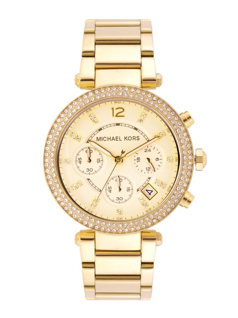 

Michael Kors Women Beige Analogue Watch MK5354