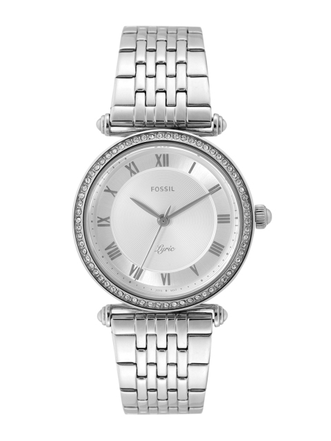 

Fossil Women Silver-Toned Lyric Analogue Watch ES4712