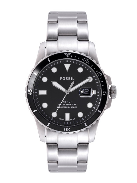 

Fossil Men Black Analogue Watch FS5652