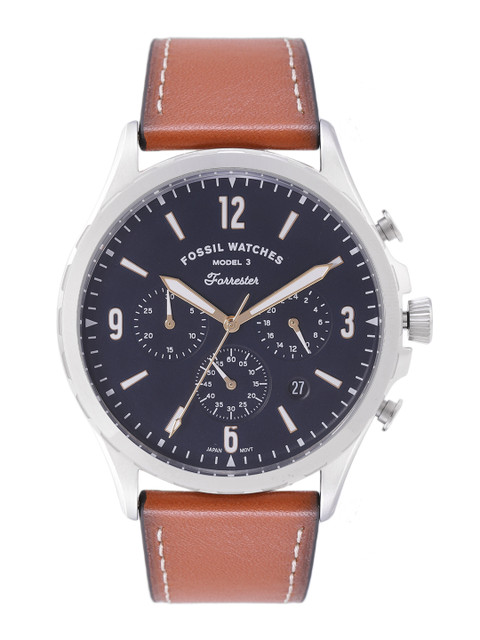 

Fossil Men Navy Blue Chronograph Watch FS5607