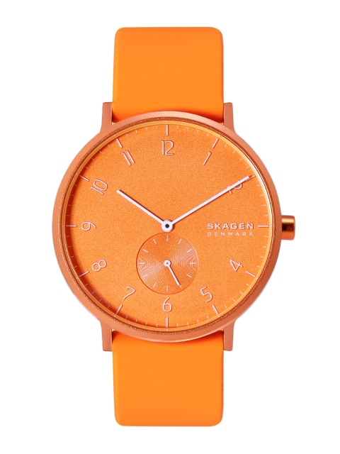 

SKAGEN Men Orange Aaren Analogue Watch SKW6558