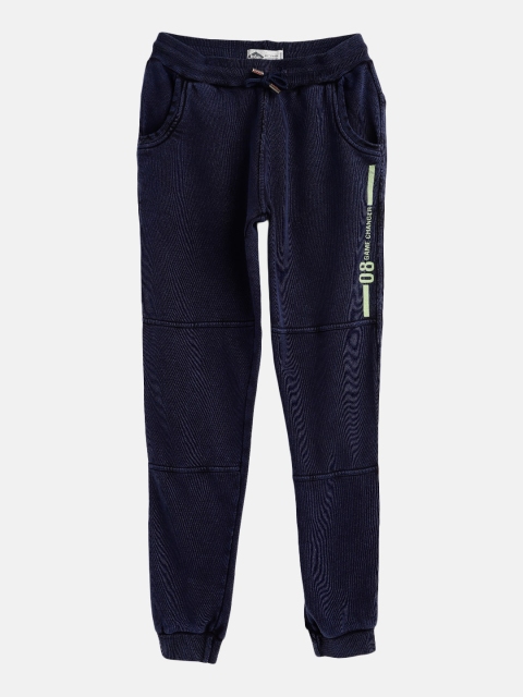 

Lee Cooper Boys Navy Blue Solid Joggers
