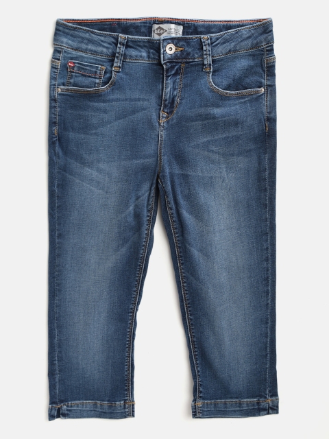 

Lee Cooper Girls Blue Light Washed Denim Capris