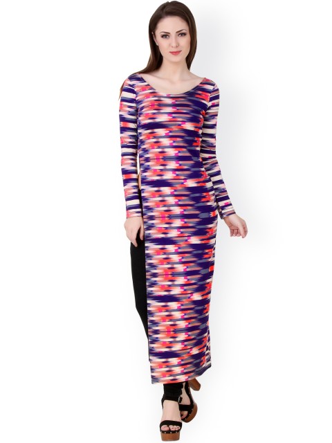 

Texco Multicoloured Printed Maxi Top, Multi
