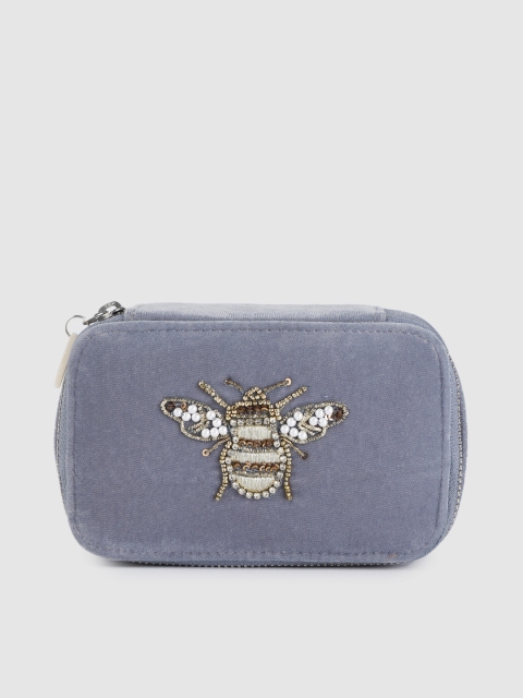 

Accessorize Women Blue Bee Design Embellished Jewellery Box