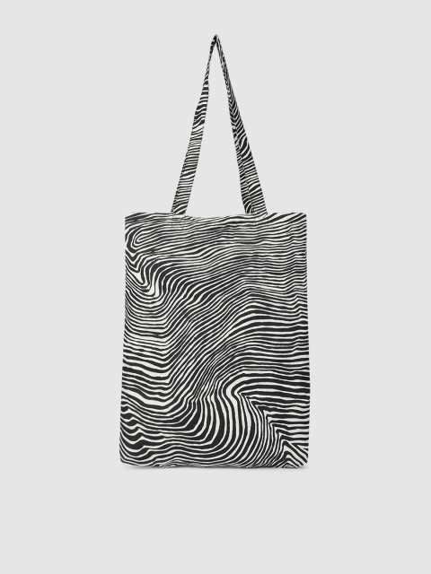 

Accessorize Black & White Zebra Print Tote Bag