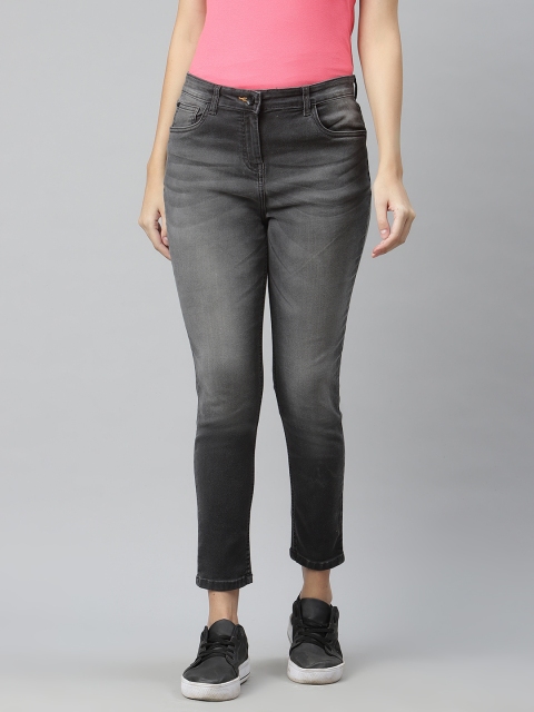 

Park Avenue Women Grey Skinny Fit High-Rise Clean Look Jeans