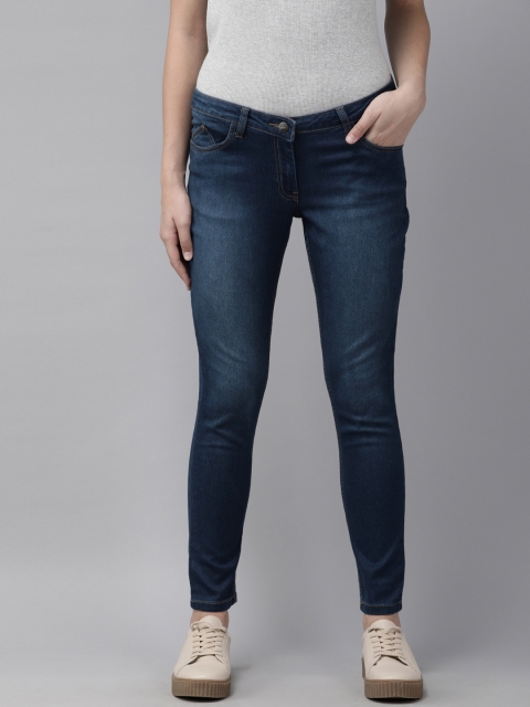 

Park Avenue Women Blue Smart Fit Mid-Rise Clean Look Stretchable Jeans