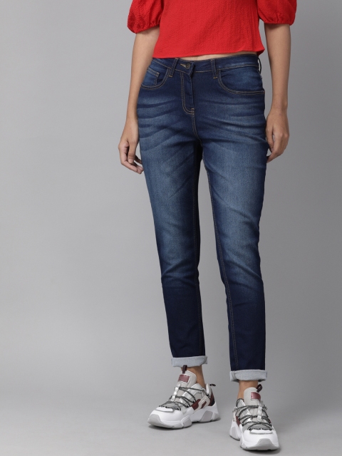 

Park Avenue Women Blue Super Skinny Fit Mid-Rise Clean Look Stretchable Jeans