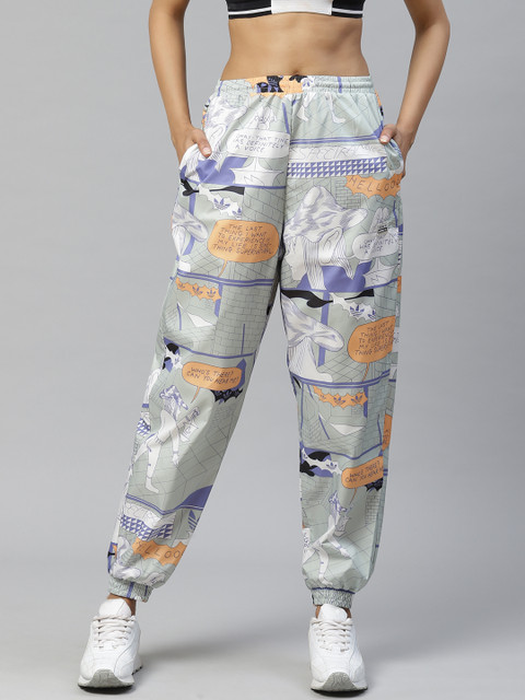 

ADIDAS Originals Women Multicoloured Comic Print Sustainable Joggers, Multi