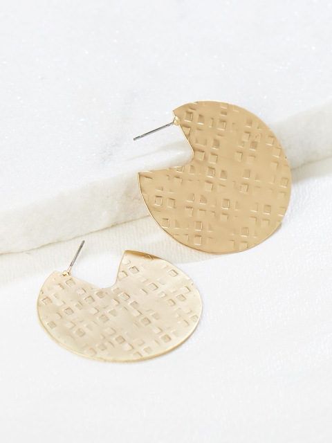 

Runway Ritual Gold-Plated Geometric Drop Earrings