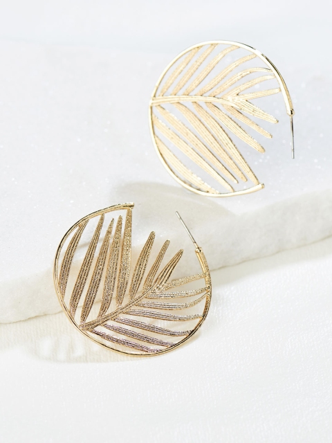 

Runway Ritual Gold-Plated Contemporary Drop Earrings
