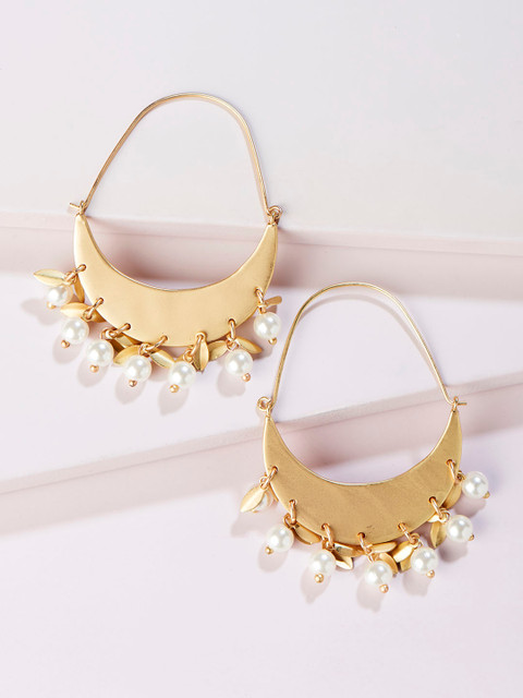 

Runway Ritual Gold-Plated Geometric Drop Earrings