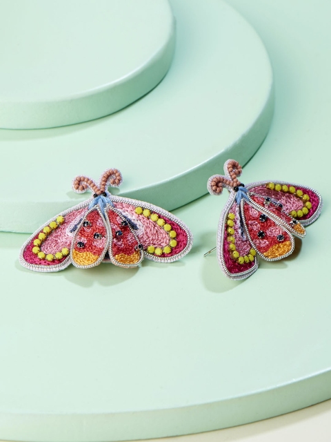 

Runway Ritual Red & Yellow Contemporary Drop Earrings