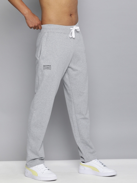 

Kook N Keech Men Grey Melange Solid Straight Fit Track Pants