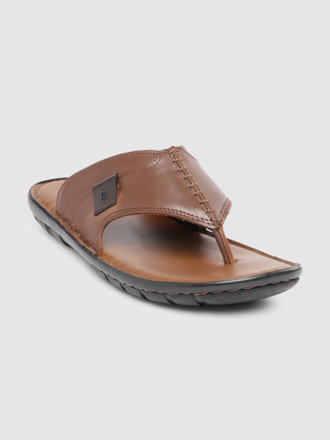 

Ventoland Men Tan Brown Leather Sandals