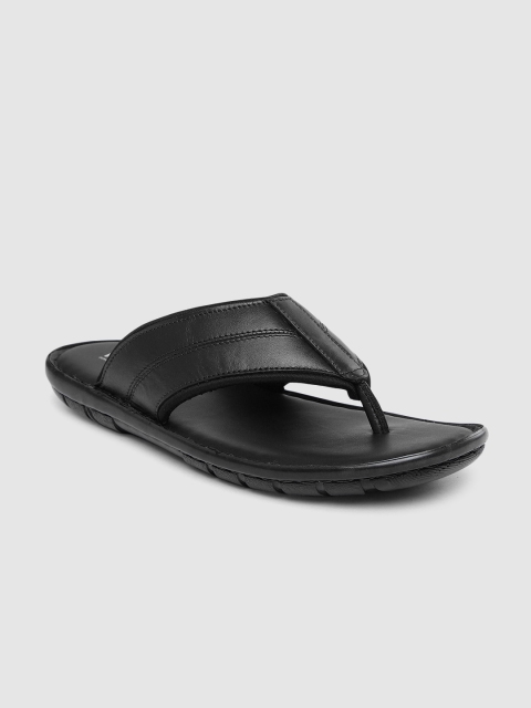 

Ventoland Men Black Leather Comfort Sandals