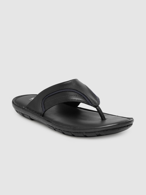 

Ventoland Men Black Leather Sandals