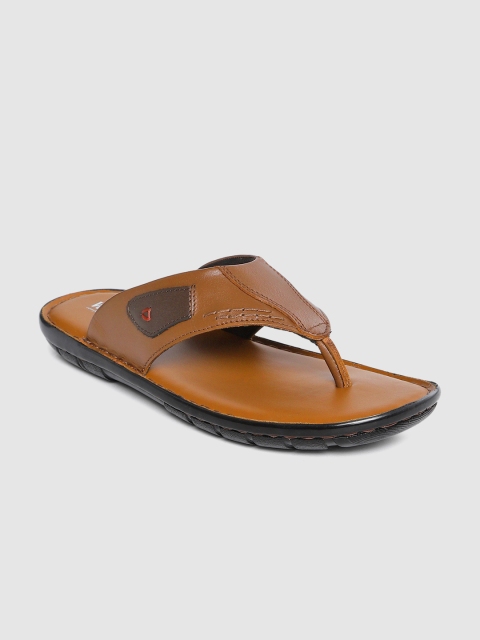 

Ventoland Men Tan Brown Solid Leather Sandals
